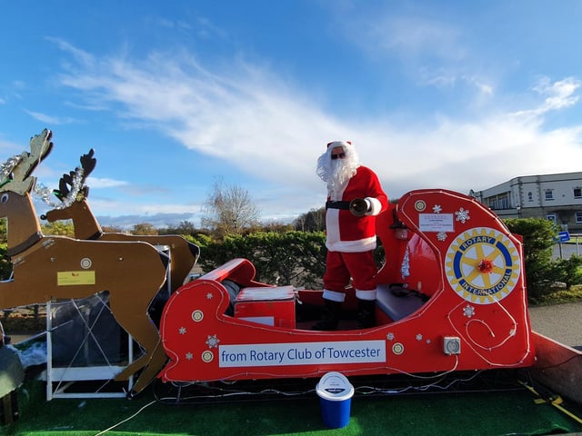 Santa Clause paid a visit to Whittlebury Park on Sunday December 20 for an event that raised over £700 for the Towcester Rotary Club. The money will help to support the Towcester Food Bank, Community Fridge, Men’s Minds Matter and St Lawrence Church Christmas food parcels.