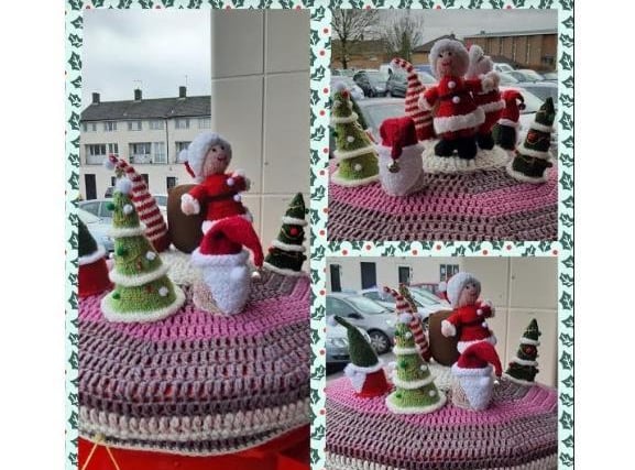 Members of the group have created Christmas postbox toppers, and '12 days of Christmas' toppers