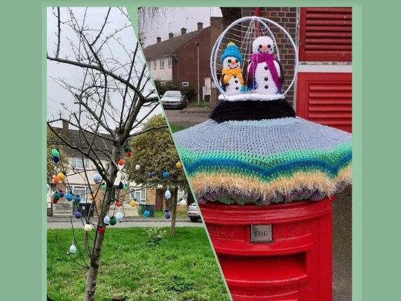 The Christmas selection of knitted toppers will be raising money for The Youth Booth