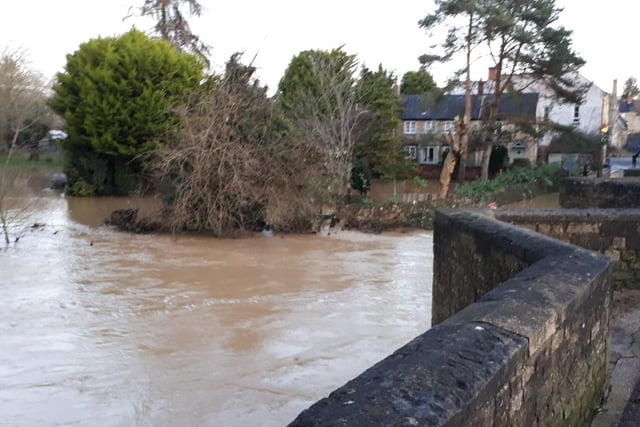 Flooding in Geddington