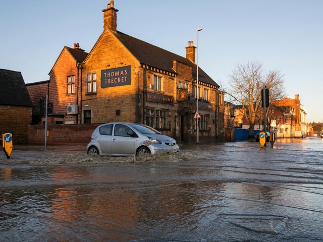 The Thomas A Becket pub has also been affected. Photo: Leila Coker.