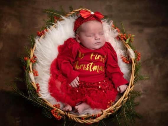 We received over 600 photos of Northamptonshire babies experiencing their first Christmas this year!