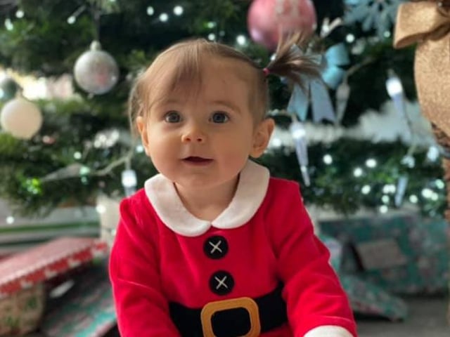 Bonnie Allen, aged eight months. Born on April 11 2020.