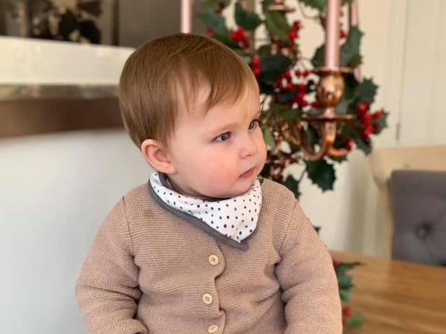 Clara-Grace Connor, aged 11 months. Born on January 20 2020.
