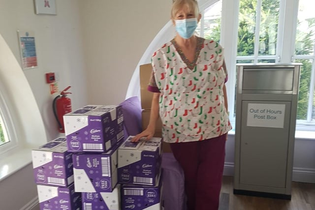 Butlin's delivered 6,000 selection boxes to families, charities and other good causes in Bognor Regis