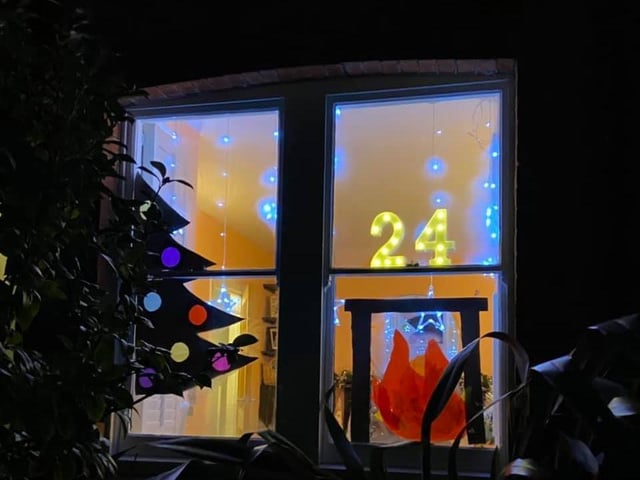 Berkhamsted Advent Windows raised money for Berko Food for Friends and Open Door