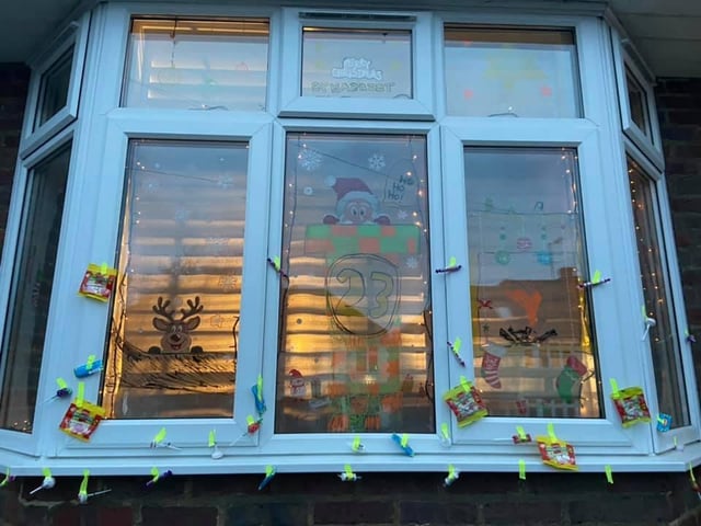 The festive windows have been popular in Berkhamsted
