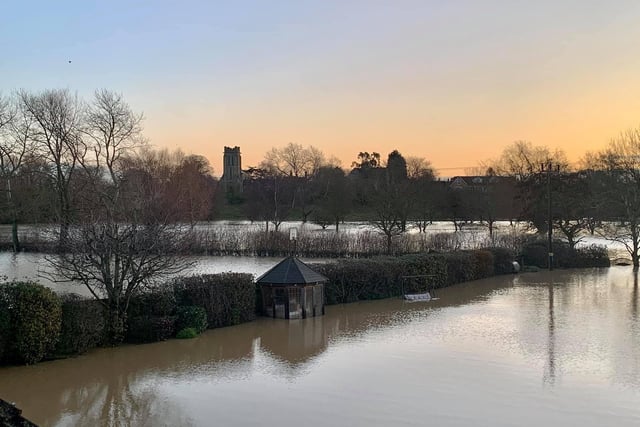 Gardens were flooded in Ramsey. Photo: Ali McCormick.