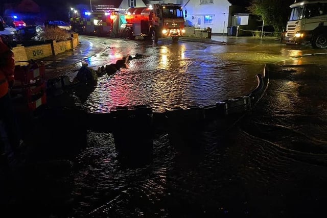 Flooding caused problems for vehicles in Ramsey. Photo: Jackque-Ann Proud.