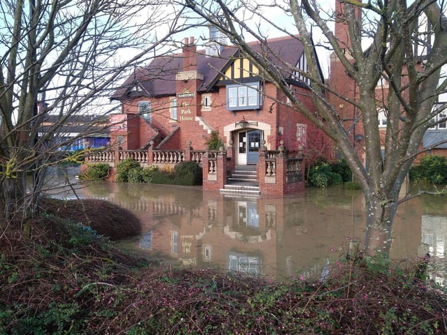 The iconic Park House has been affected