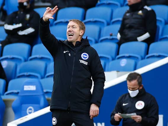 Brighton and Hove Albion head coach Graham Potter