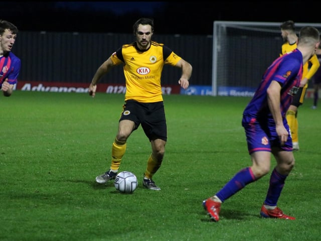 Tom Platt on the ball. Photo: Oliver Atkin
