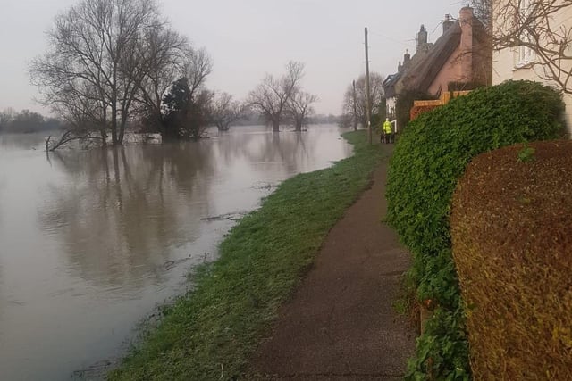 Cambridgeshire police tweeted this image and said they will continue to patrol vulnerable areas.