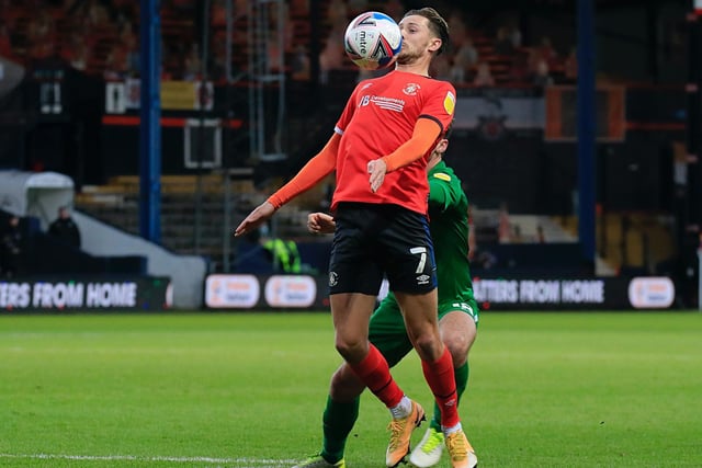 Luton’s Boxing Day goalscoring specialist didn’t have any real opportunity to add to his tally, although his long throws into the areas caused a few late concerns to the home defence.