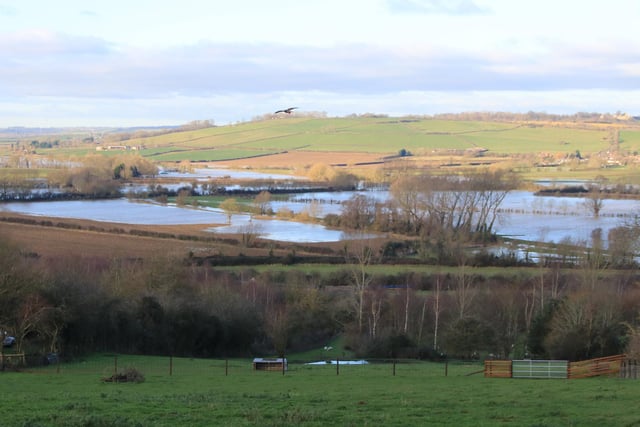 Henry Elmore sent in this picture of floods in the Welland Valley near to Cottingham and Middleton on Christmas Eve
