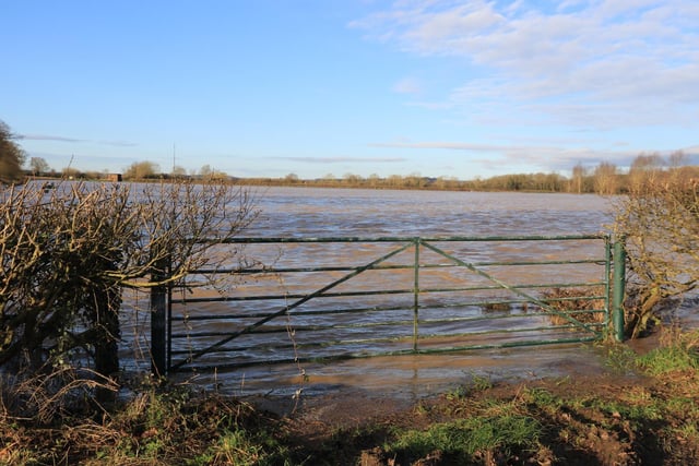 Henry Elmore also sent in this picture of floods in the Welland Valley near to Cottingham and Middleton on Christmas Eve