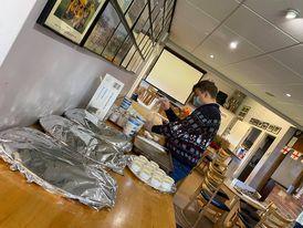 Volunteers from Uckfield RFC cooked and delivered Christmas lunches to more than 50 local families
