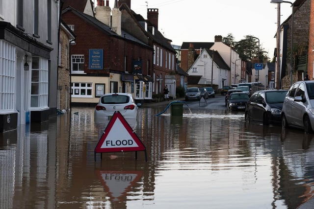 Flood warnings in place - please don't drive through flood water!
