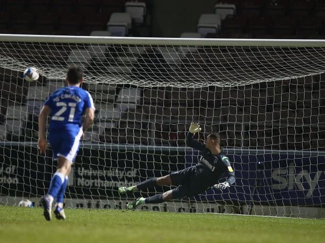 He is yet to miss from the spot for the Cobblers and this was another emphatic spot-kick. It handed his side a lead that would prove crucial. Hit the post in the second-half... 7