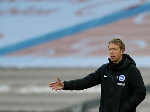 Pressure is starting to build for Brighton head coach Graham Potter