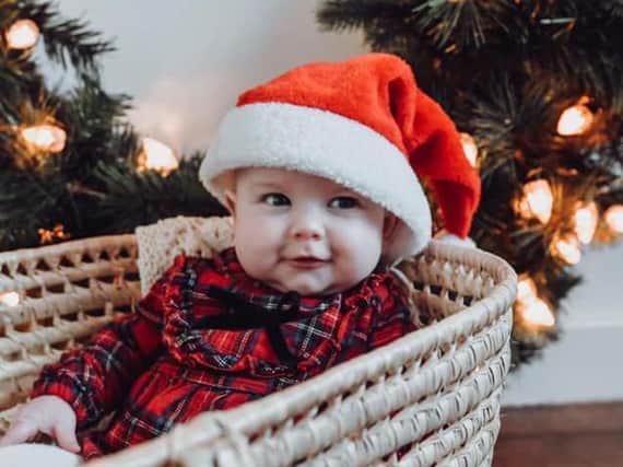 Readers across Northamptonshire sent in pictures of their newborns celebrating their first ever Christmas and they are so cute!