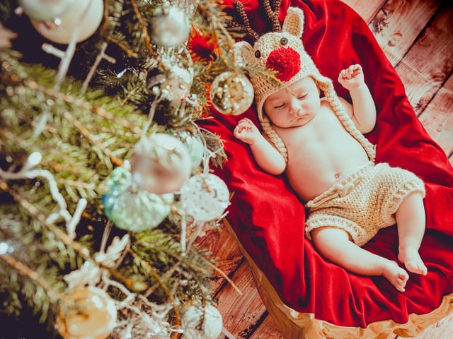 Two-month-old Richard was born on October 8.