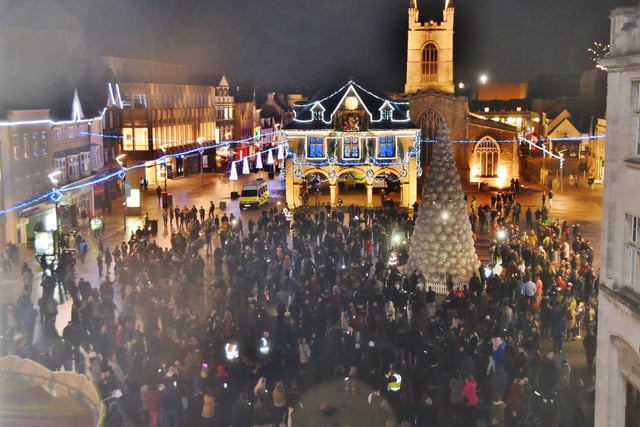 New Year's  Eve  celebrations in Cathedral Square in 2017.