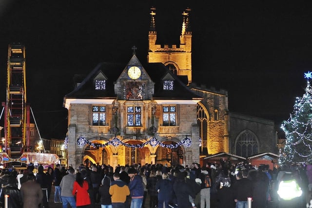New Year celebrations in Cathedral Square  in 2014.