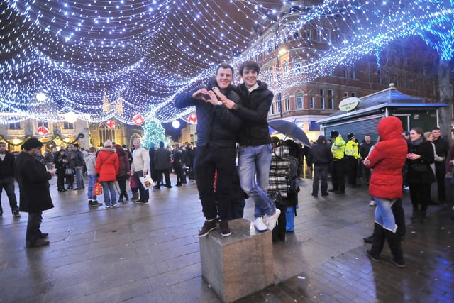 New Year's Eve revellers crowd into Cathedral Square to celebrate the arrival  of 2013 and enjoy a  party night out.