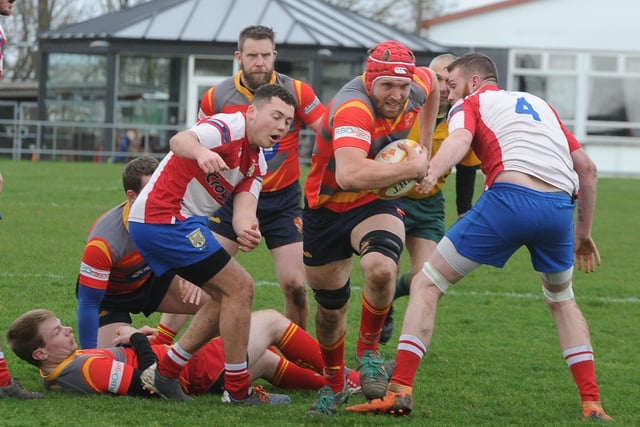 The 2019-20 Rugby Union season didn’t finish for Peterborough RUFC (pictured) or Peterborough Lions and the 2020-21 campaign has yet to start! Borough are pictured about to score a try against Wellingborough.