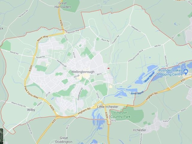 9,837 visits to KGH A&E were made by residents living in the NN8 area