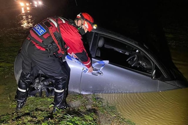 December — Northants Search and Rescue teams turned out in force to help stranded motorists and residents evacuate flooding caravan parks