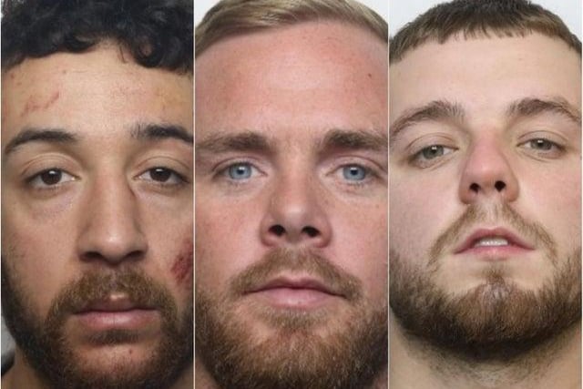 OTIS BARRETT, 26, was jailed for nine years, four months; while MATTHEW BROWN, 30, and 26-year-old TERRANCE MARK BROWN were sentenced to nine years each after netting £300,000-worth of cigarettes in a series of 52 supermarket burglaries in Northampton between January and May this year.