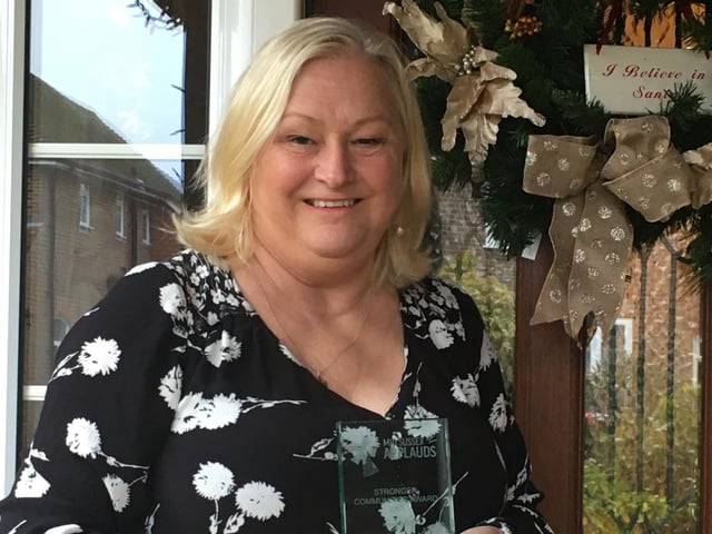 Stronger Communities award winner, Mandy Reeves Horsted Helpers