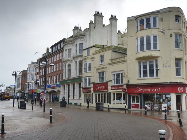 Hastings on the first day of the third national lockdown 5/1/21 SUS-210501-141837001