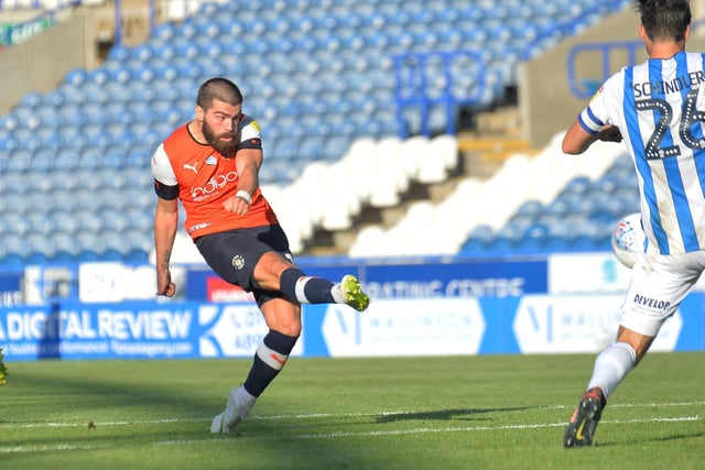 The attacker was first to the loose ball after Collins had fired against the woodwork and shrugged off a challenge before hammering his drive into the net to double the Hatters’ advantage.