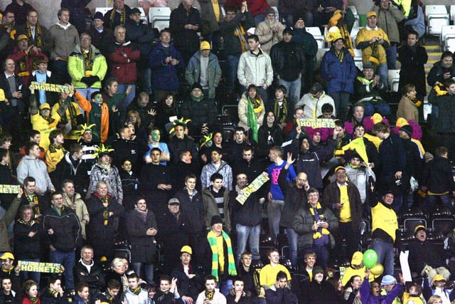 Horsham fans at the Liberty Stadium