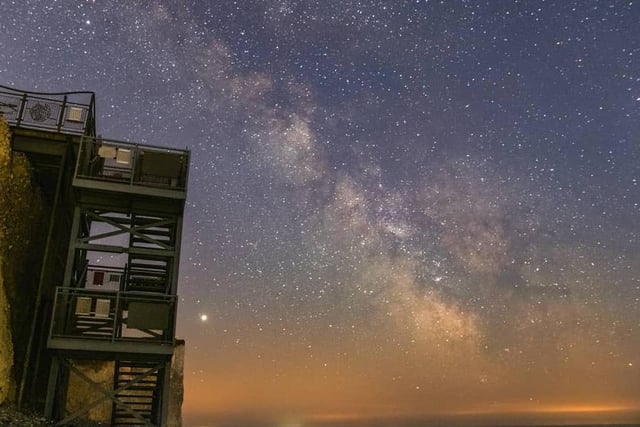 A shot of the Milky Way, taken on Birling Gap Beach on June 23 by Evan Waghorne