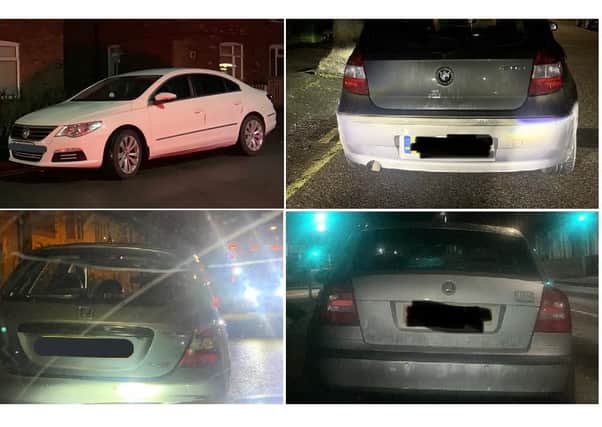 Vehicles seized in Peterborough. All photos: BCH Road Policing Unit