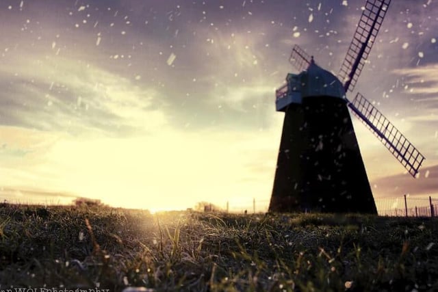 December 29th 2020 - a long exposure shot of sunrise at Halnaker Windmill by Klare Cousins