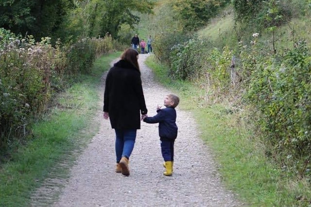 Keren Wiseman wrote: "There have been some wonderful meaningful moments this year amongst the misery. My grandson and his mum deep in conversation on one of many walks."