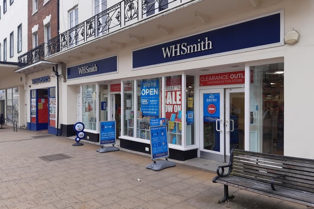 WHSmith remains open in The Parade during 'Lockdown 3.0'.