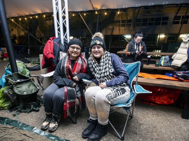 L-R Lucy Borrow and Alice Reynolds