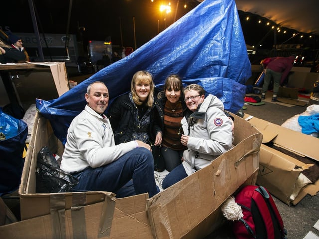 L-R Brendon Hurn, Anne Leach, Bren Lyons and Julie Hurn