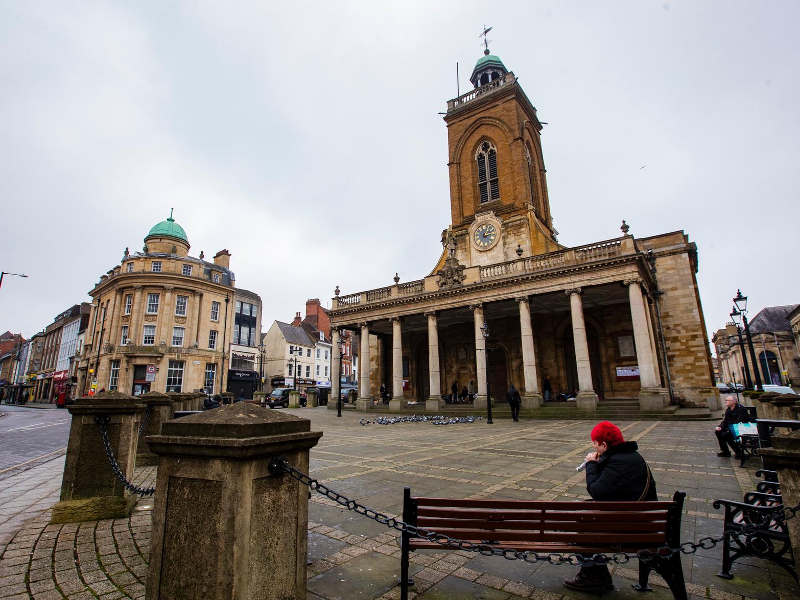 Northampton town centre is quiet as the third national lockdown is in full swing. Photo: Leila Coker.