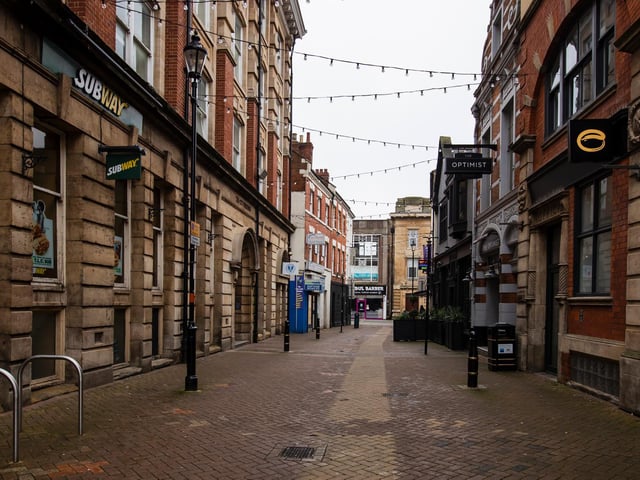 No a soul in Fish Street. Photo: Leila Coker.
