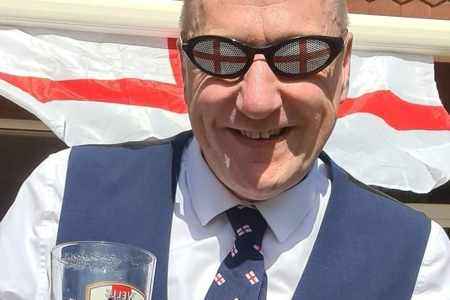 "It may have been lockdown but still managed to celebrate St George's Day."