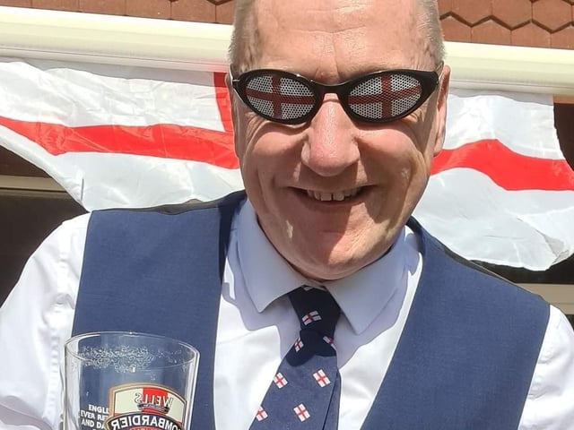 "It may have been lockdown but still managed to celebrate St George's Day."