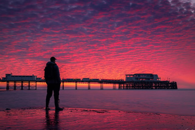 Stewart Reading-Brown wrote: "Without a shadow of a doubt, this was THE best sunrise for me by Worthing Pier."