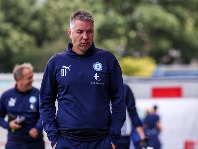 DARREN FERGUSON: If the plan was to boost the confidence of his side ahead of some much tougher challenges  to come it worked well. We will have to wait see at how much a testing pitch took out of his side when they play a League One game at the weekend 7.